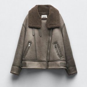 Zara NWT high collar jacket